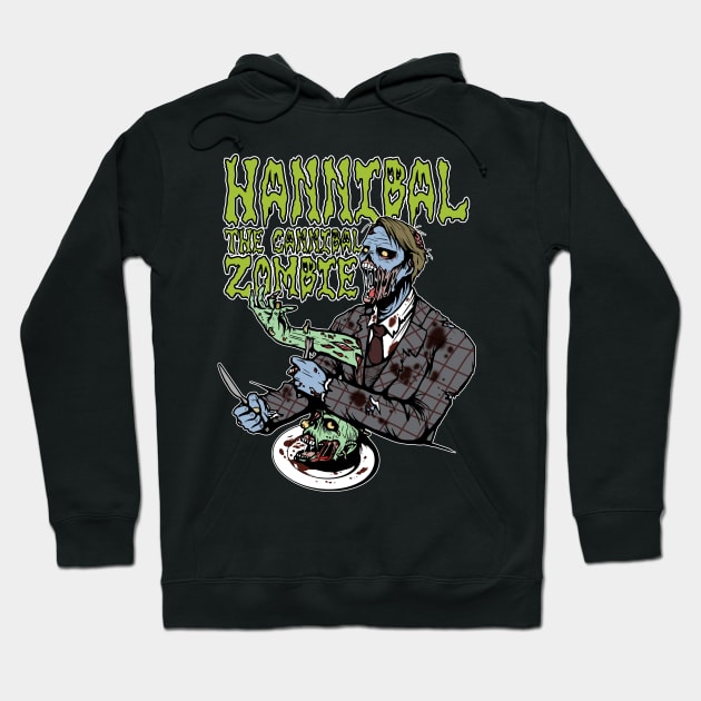 Hannibal, The Cannibal Zombie Hoodie by tirmedesign